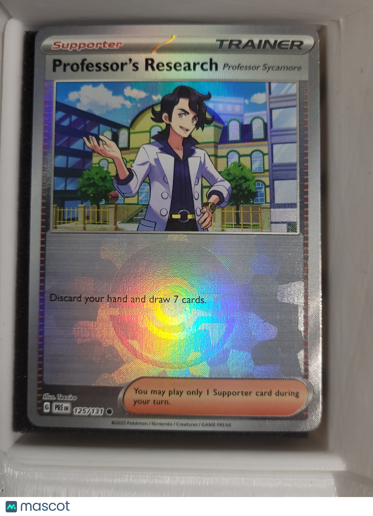 Professor's Research Professor Sycamore Poke Ball Holo 125/131 Holo Pokemon TCG