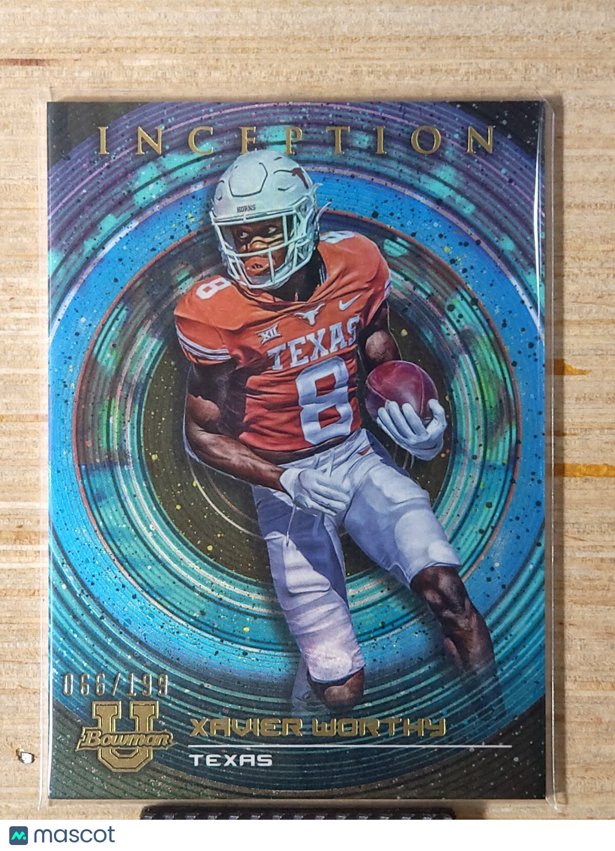 2022-23 Bowman Inception University - #16 Xavier Worthy Green