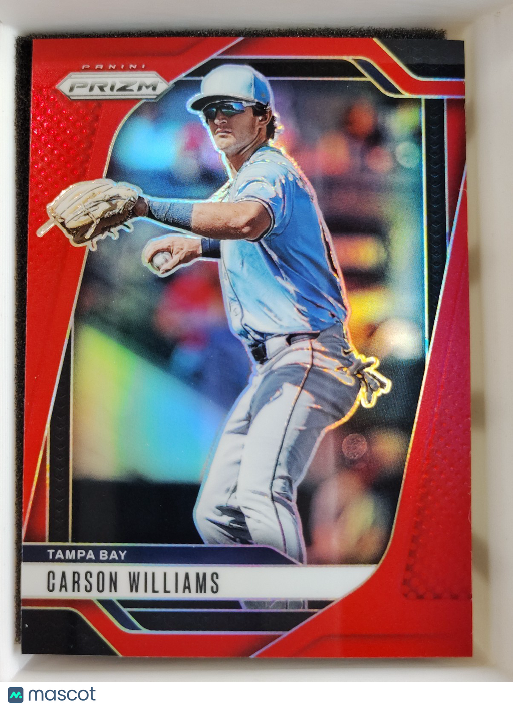 2025 Panini Prizm - Carson Williams #77 Red Prizm 280/299