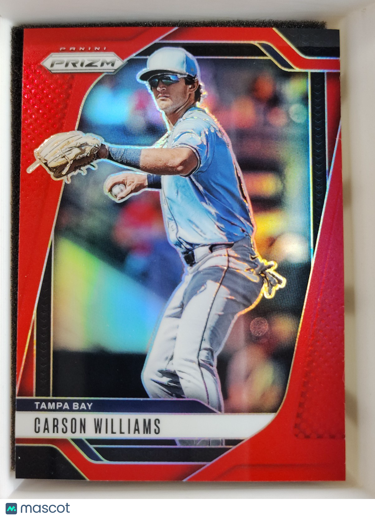 2025 Panini Prizm - Carson Williams #77 Red Prizm 280/299