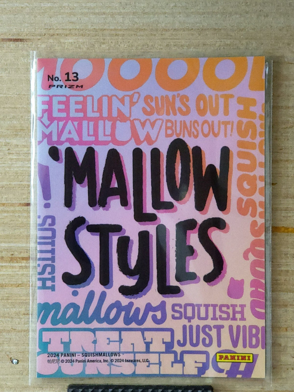 2024 Panini Squishmallows Mallow Styles #13 Holo