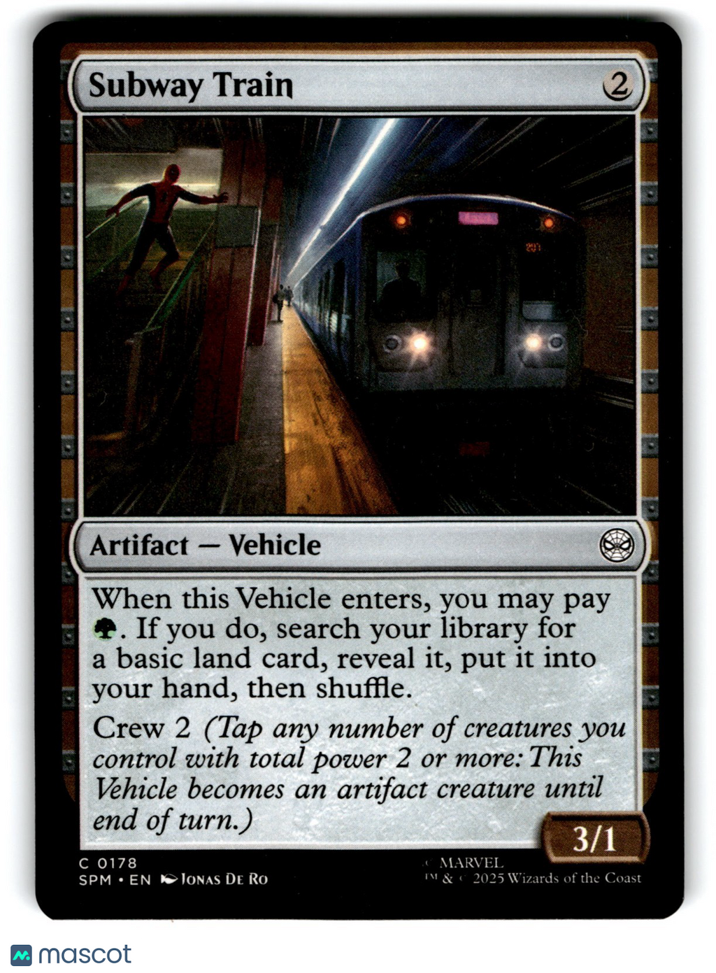 Subway Train Marvel's Spider-Man Regular
