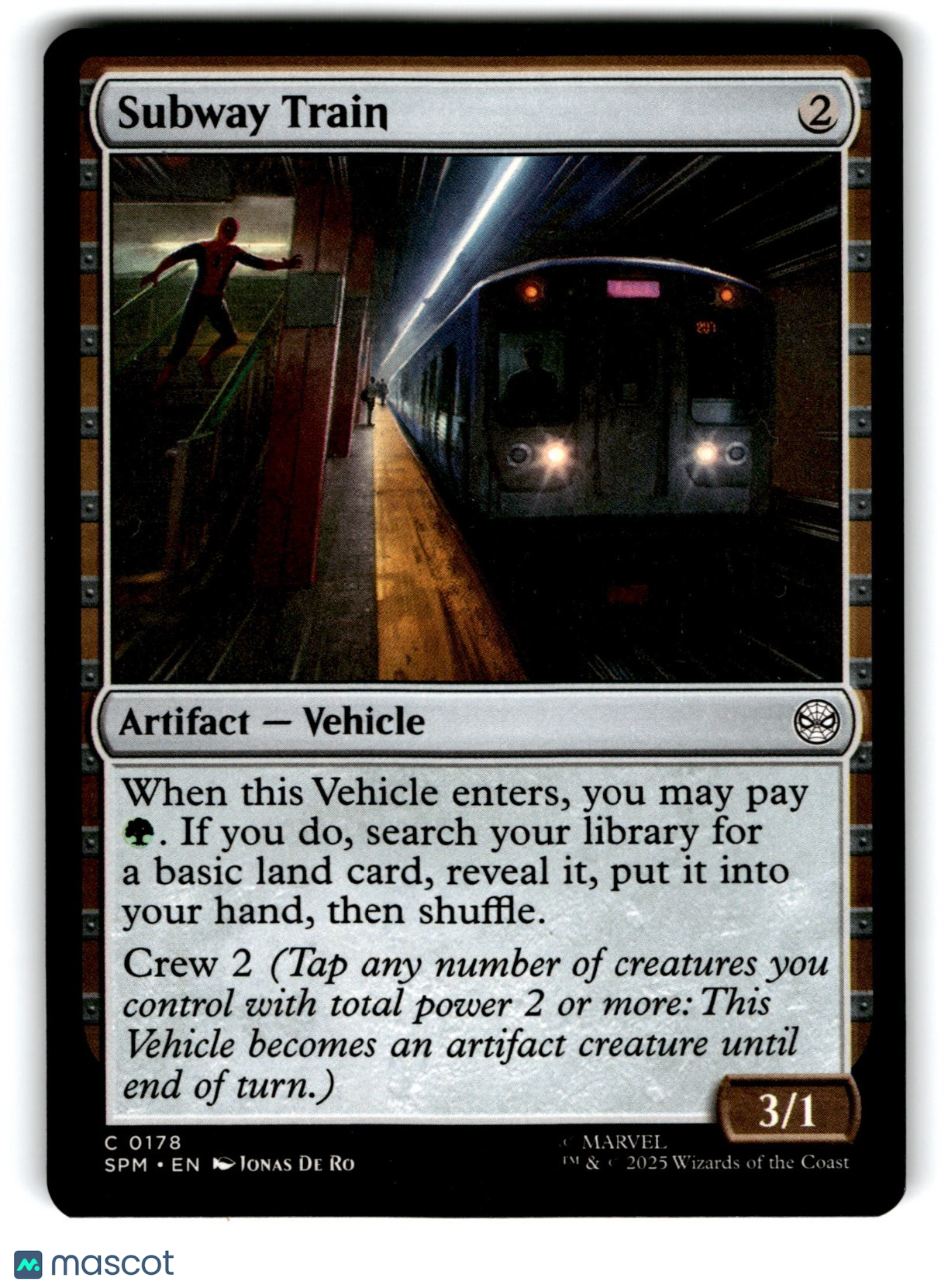 Subway Train Marvel's Spider-Man Regular