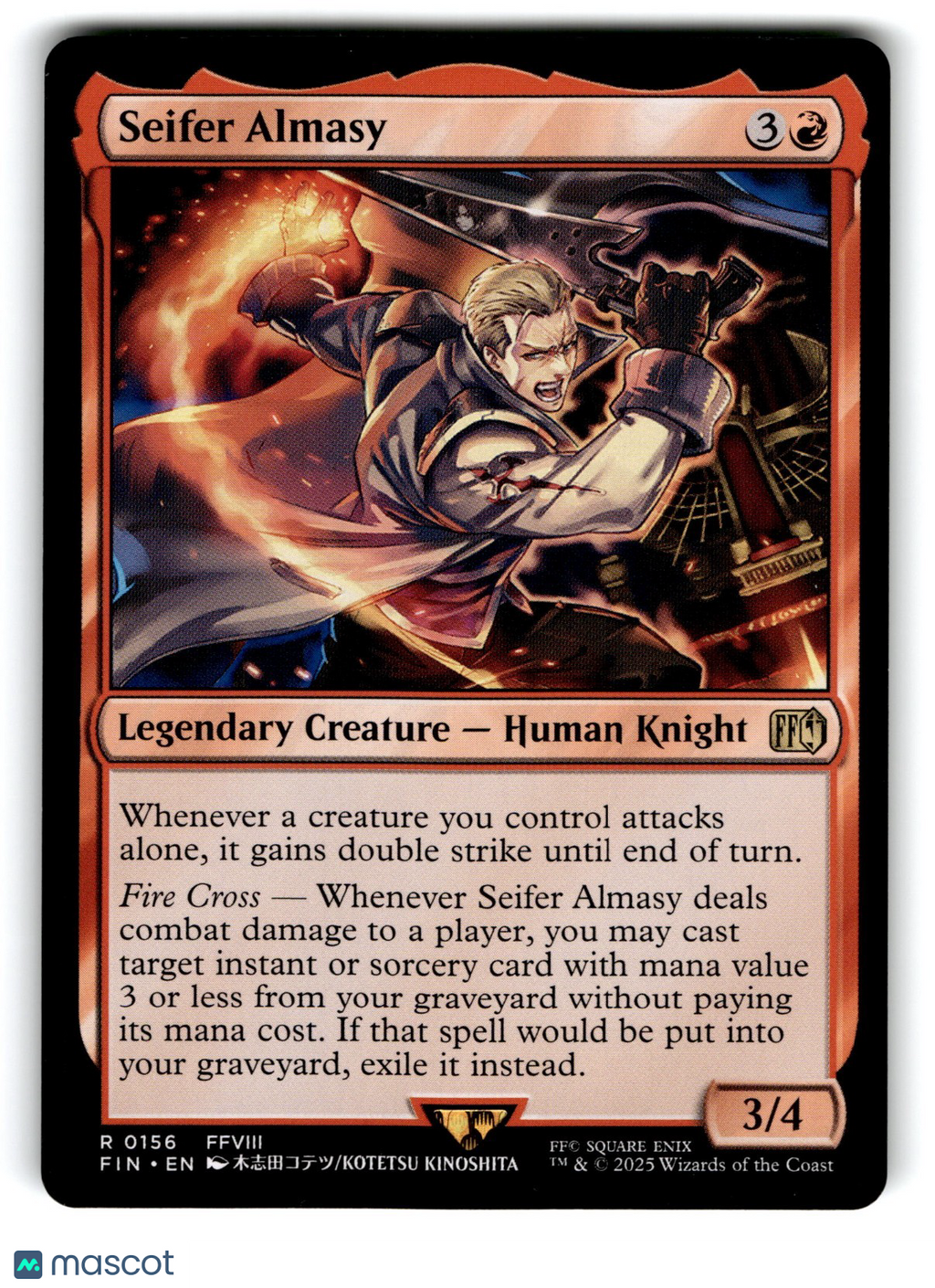 Final Fantasy Magic: The Gathering Seifer Almasy
