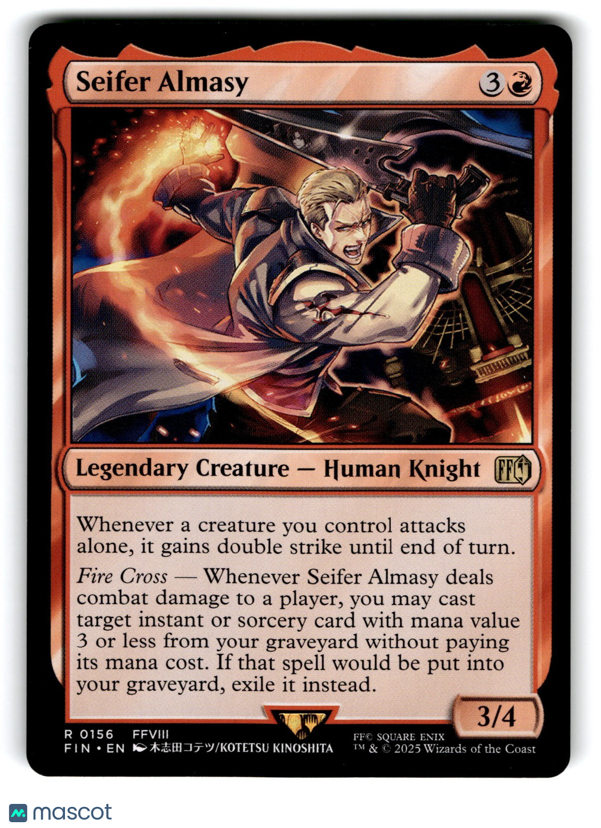 Final Fantasy Magic: The Gathering Seifer Almasy