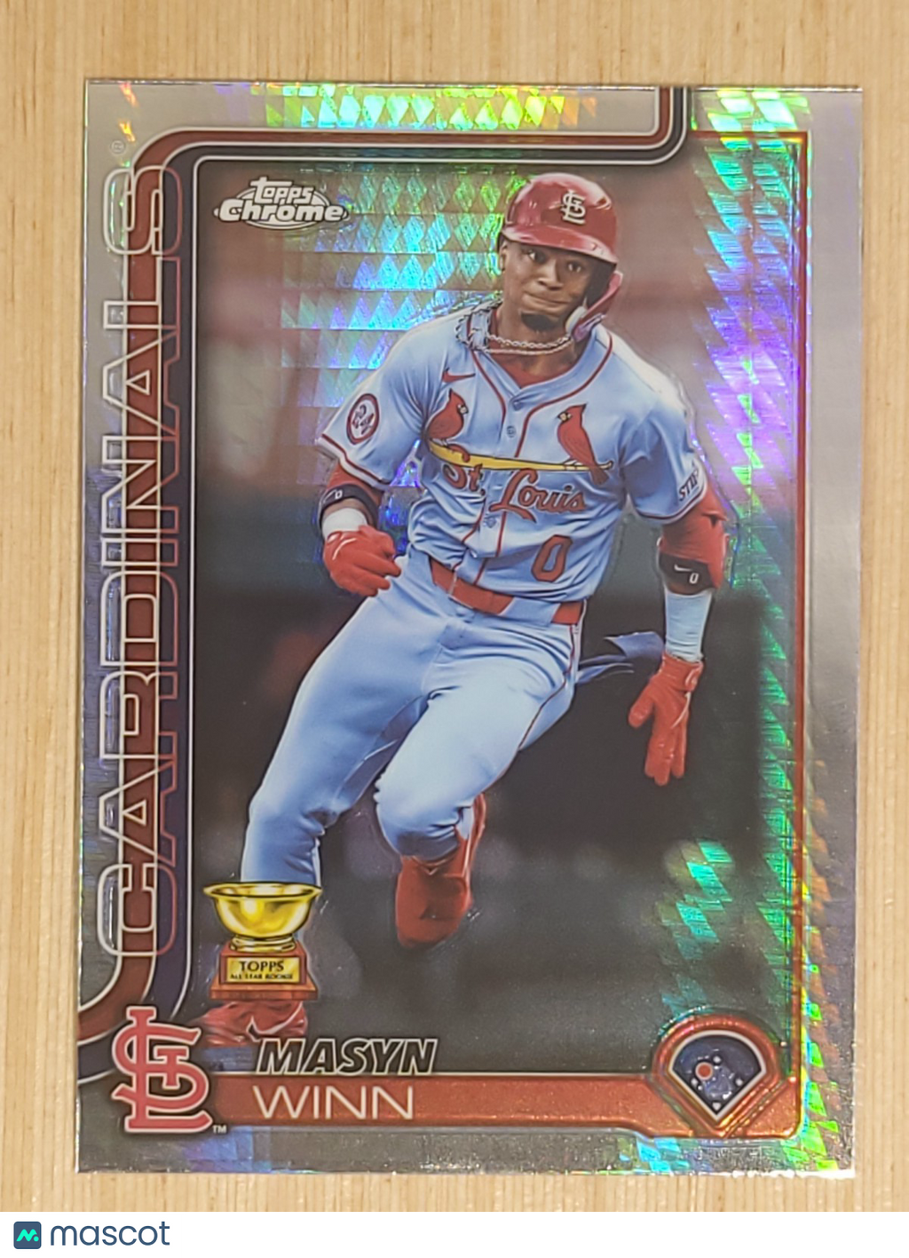 2025 Topps Chrome - Masyn Winn #244 Hyper Prism