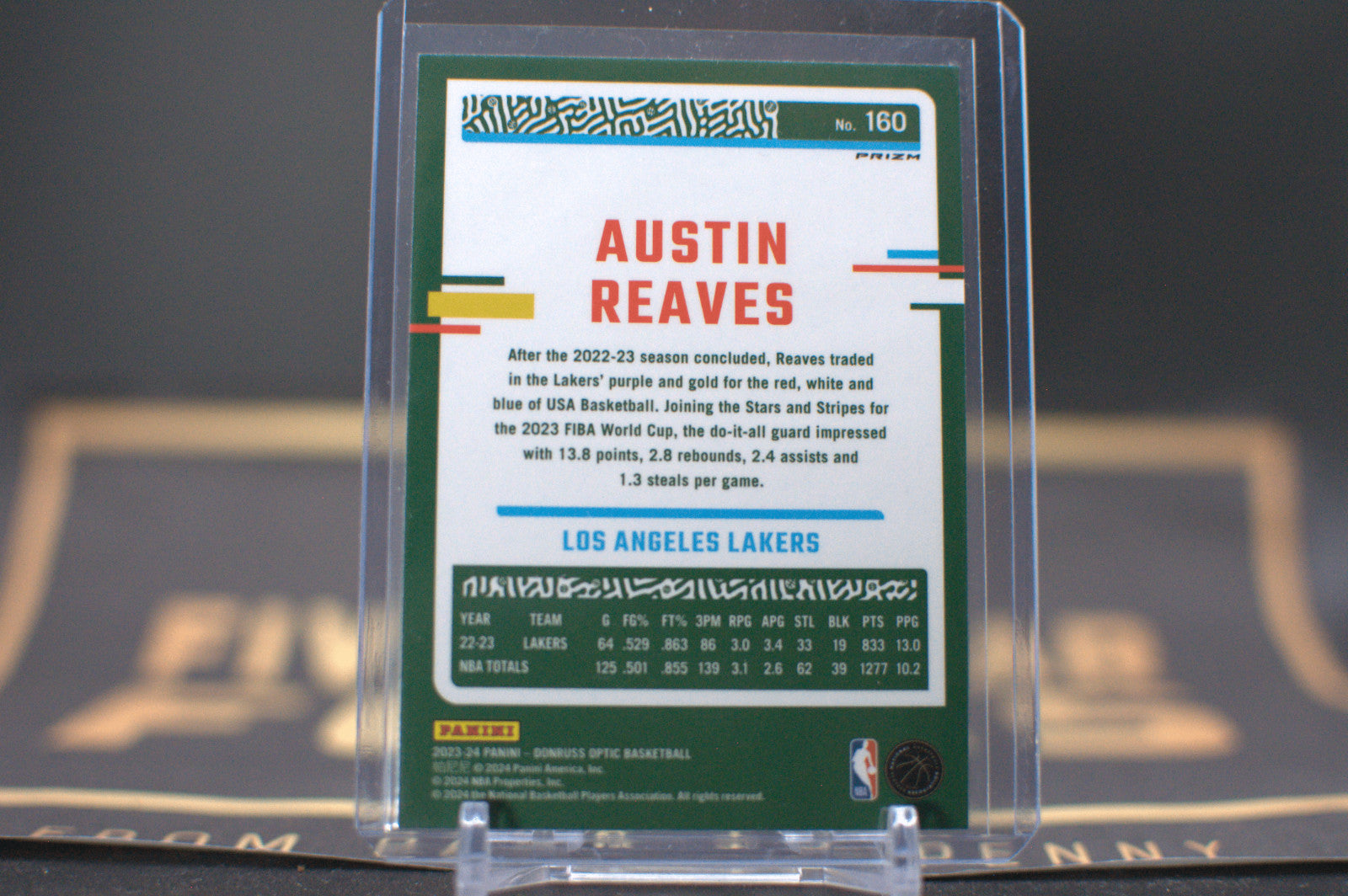 2023 Donruss Optic: Austin Reaves [Blue Velocity] #160