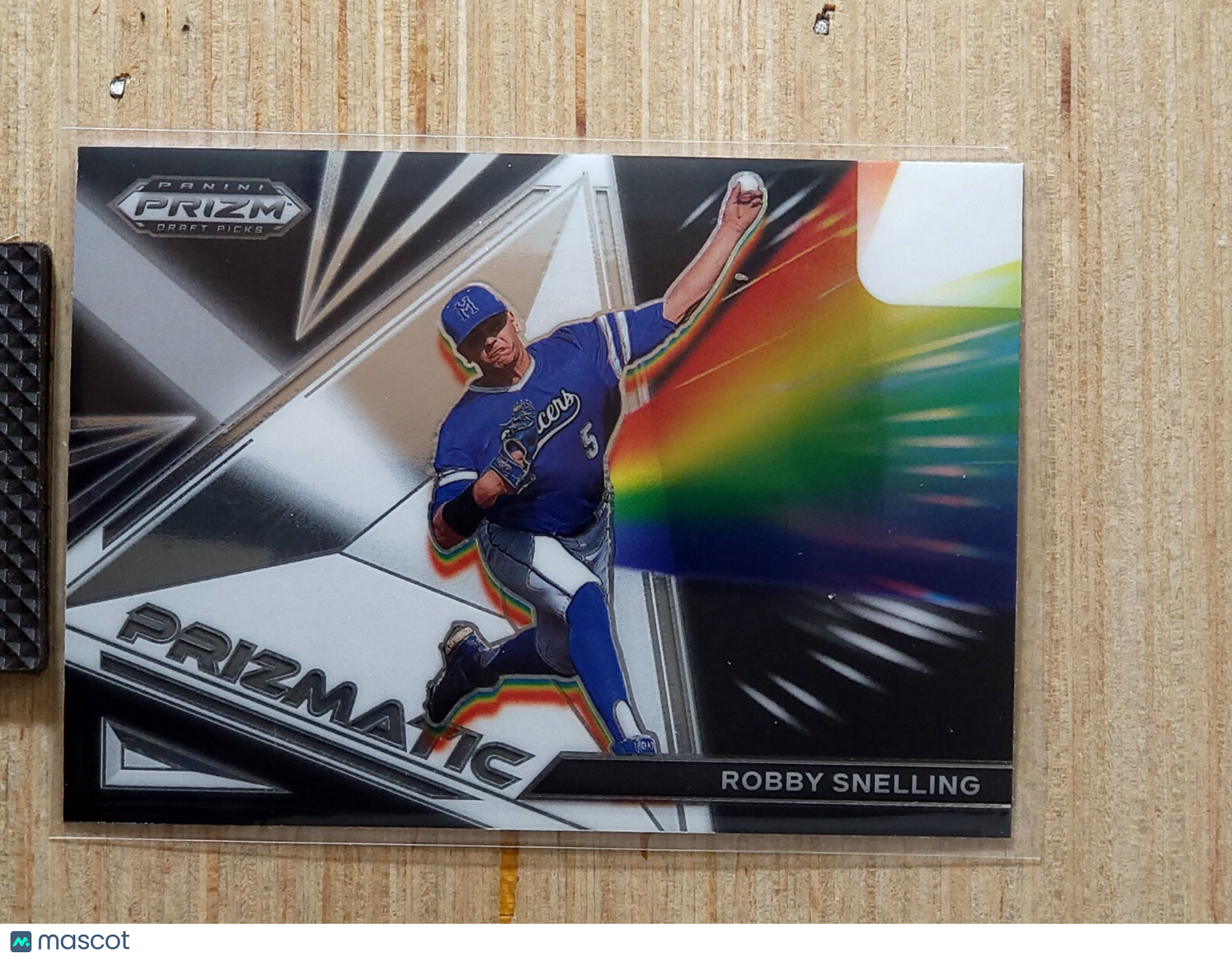 2022 Panini Prizm Draft Picks Prizmatic #PZ-RS Robby Snelling