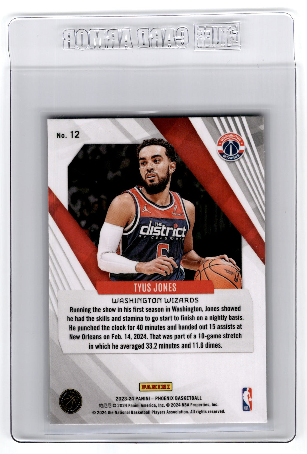 2023 Panini Phoenix Tyus Jones Red Ice #12 **Free Shipping @ $10+**