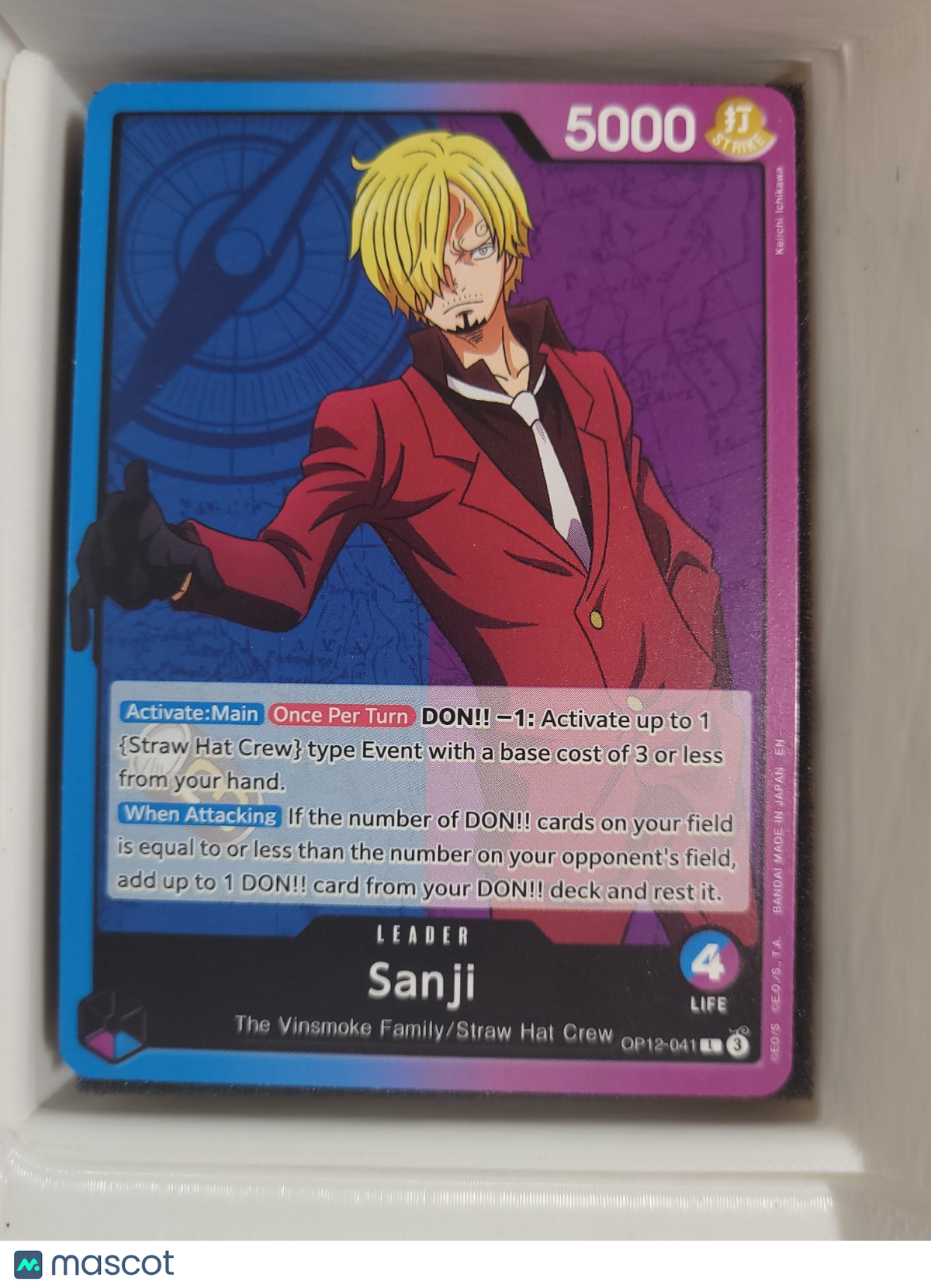 One Piece CCG Sanji (041) OP12-041 Legacy of the Master Regular