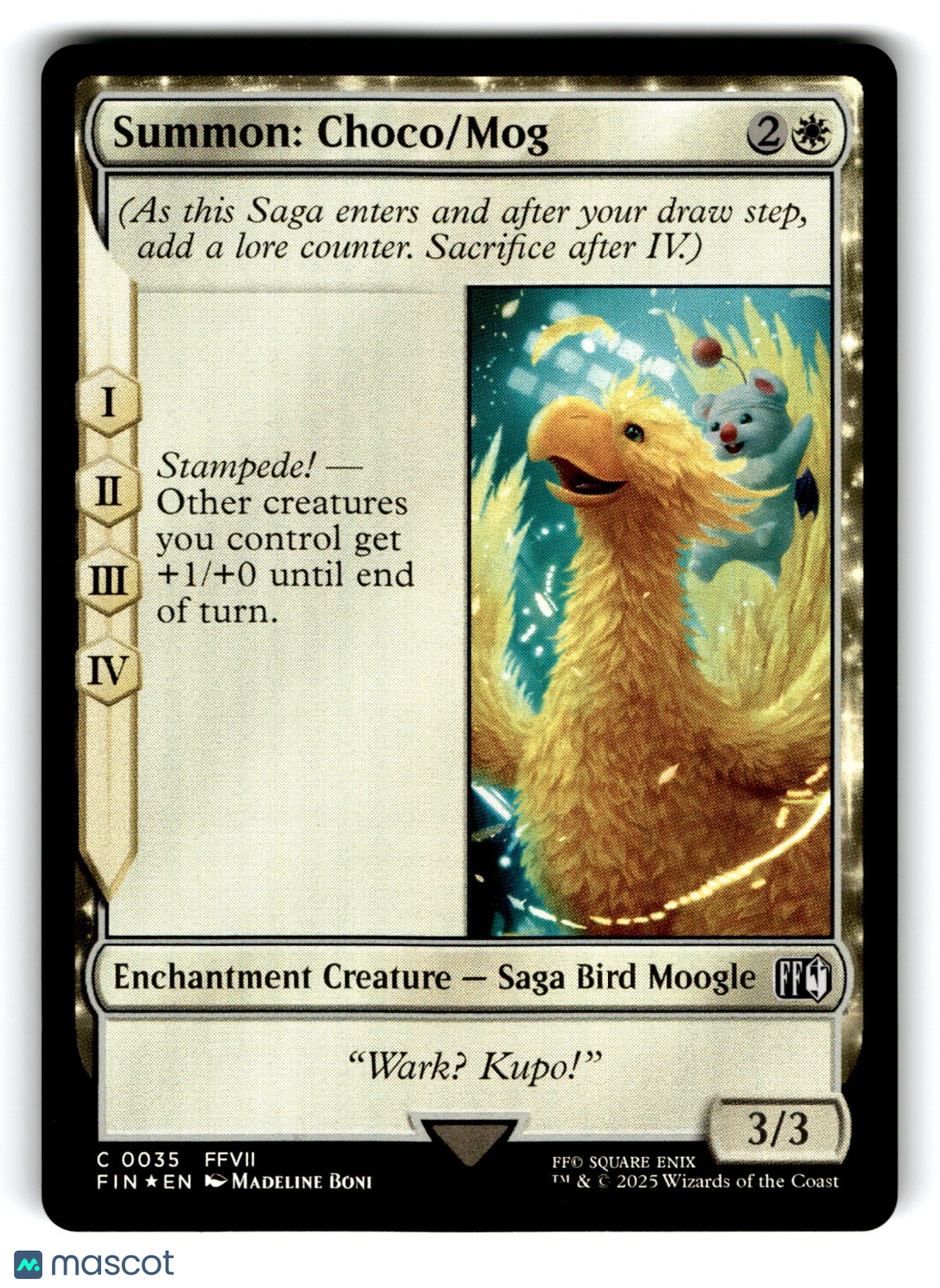 Summon: Choco/Mog Final Fantasy Foil