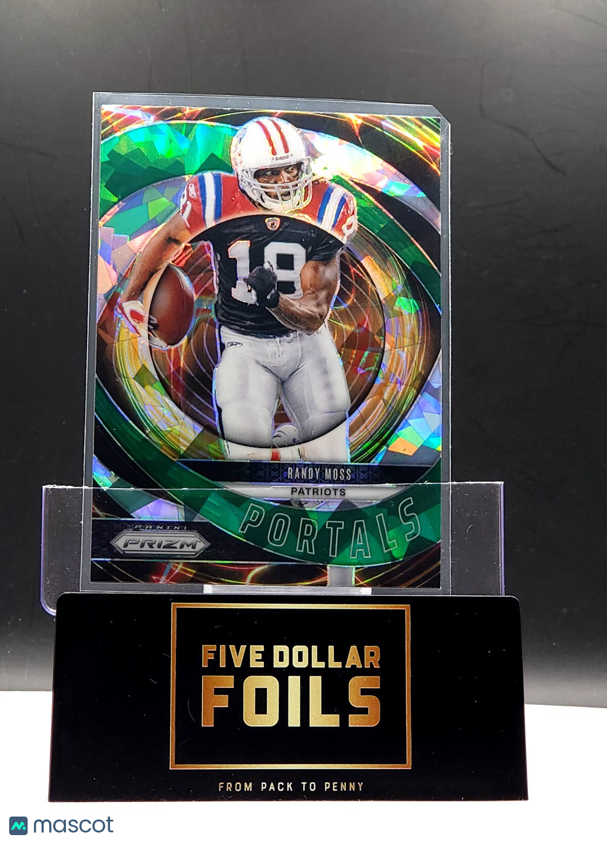 *Free Shipping @ $10* 2024 Panini Prizm Portals #3 Randy Moss Green Ice