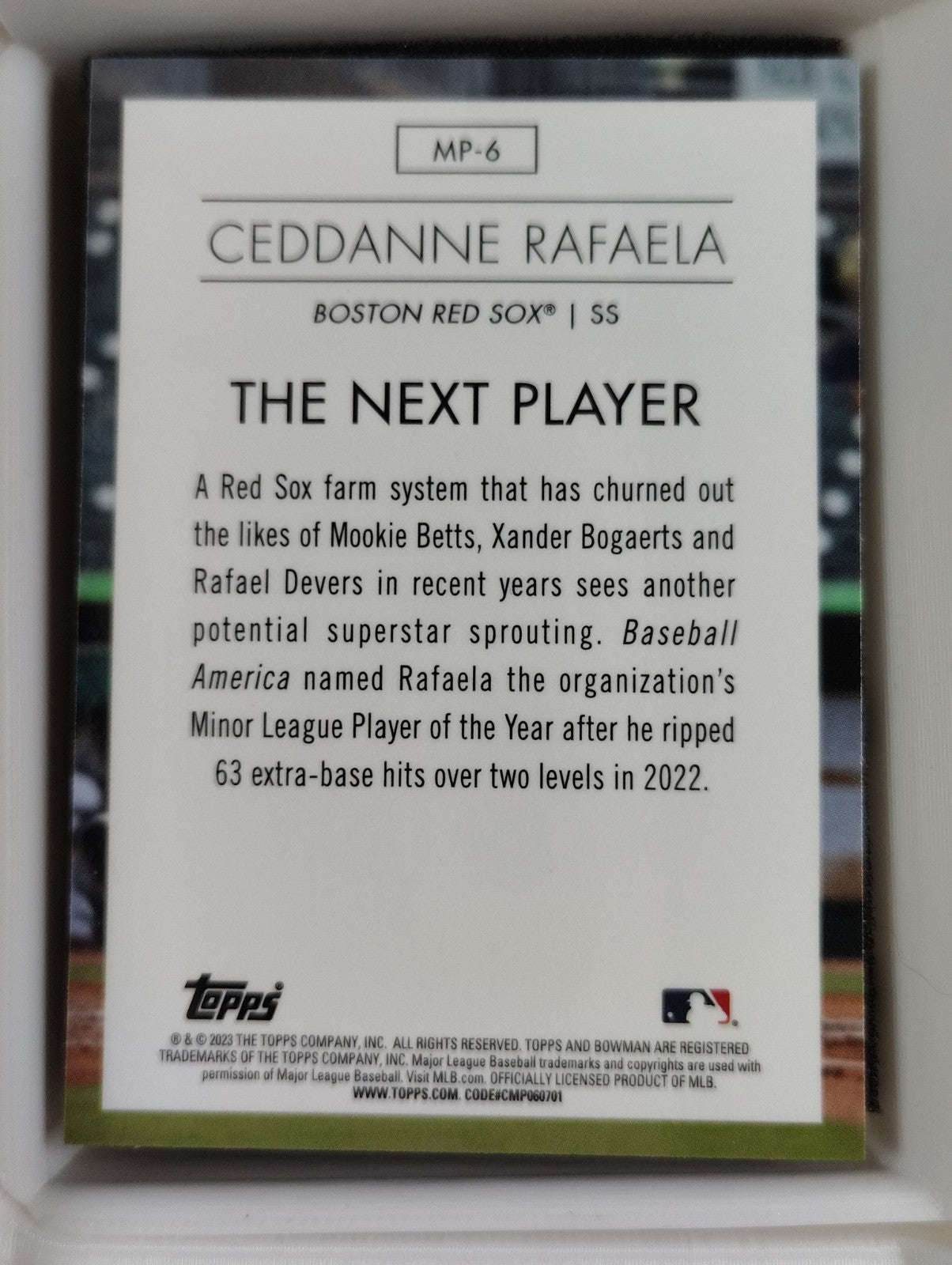 2023 Bowman - Modern Prospects Ceddanne Rafaela #MP-6 (RC)