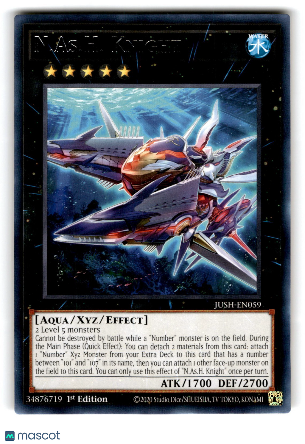 N.As.H Knight JUSH-EN059 Justice Hunters 1st Edition