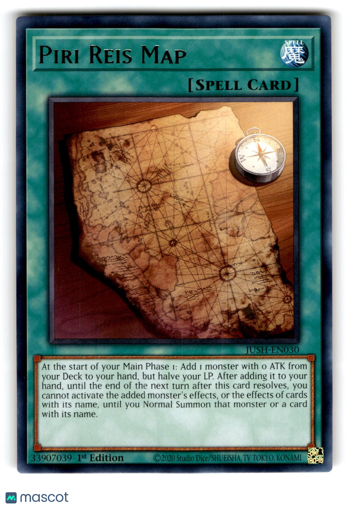 Piri Reis Map JUSH-EN030 Justice Hunters 1st Edition