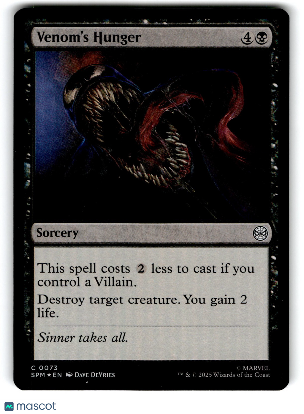 Venom's Hunger Marvel's Spider-Man Regular Foil