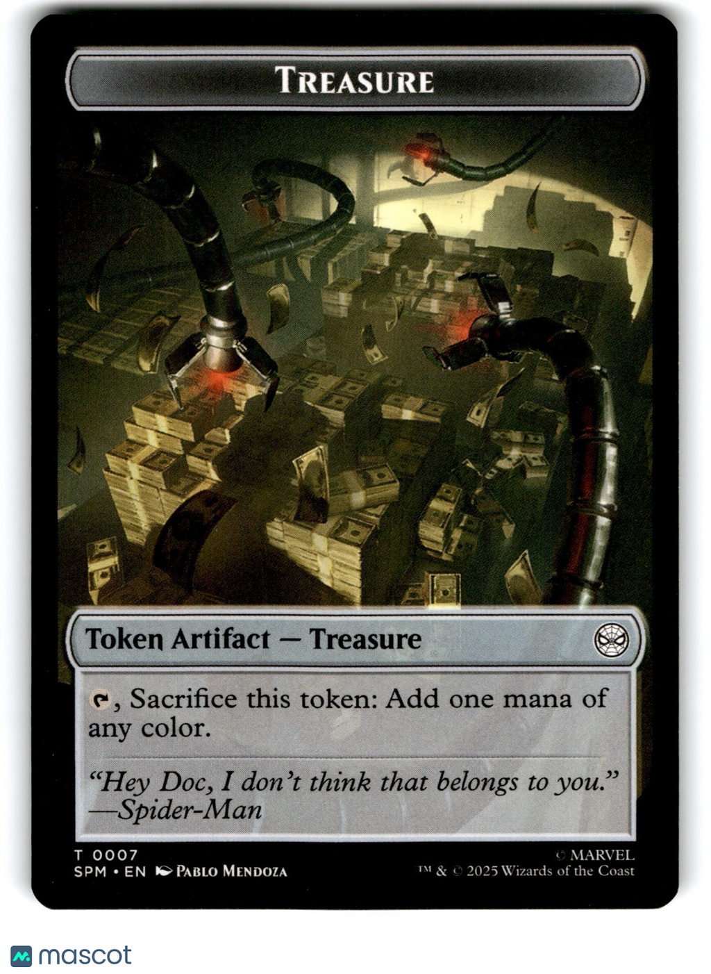 Human Citizen // Treasure Double-Sided Token Marvel's Spider-Man Regular