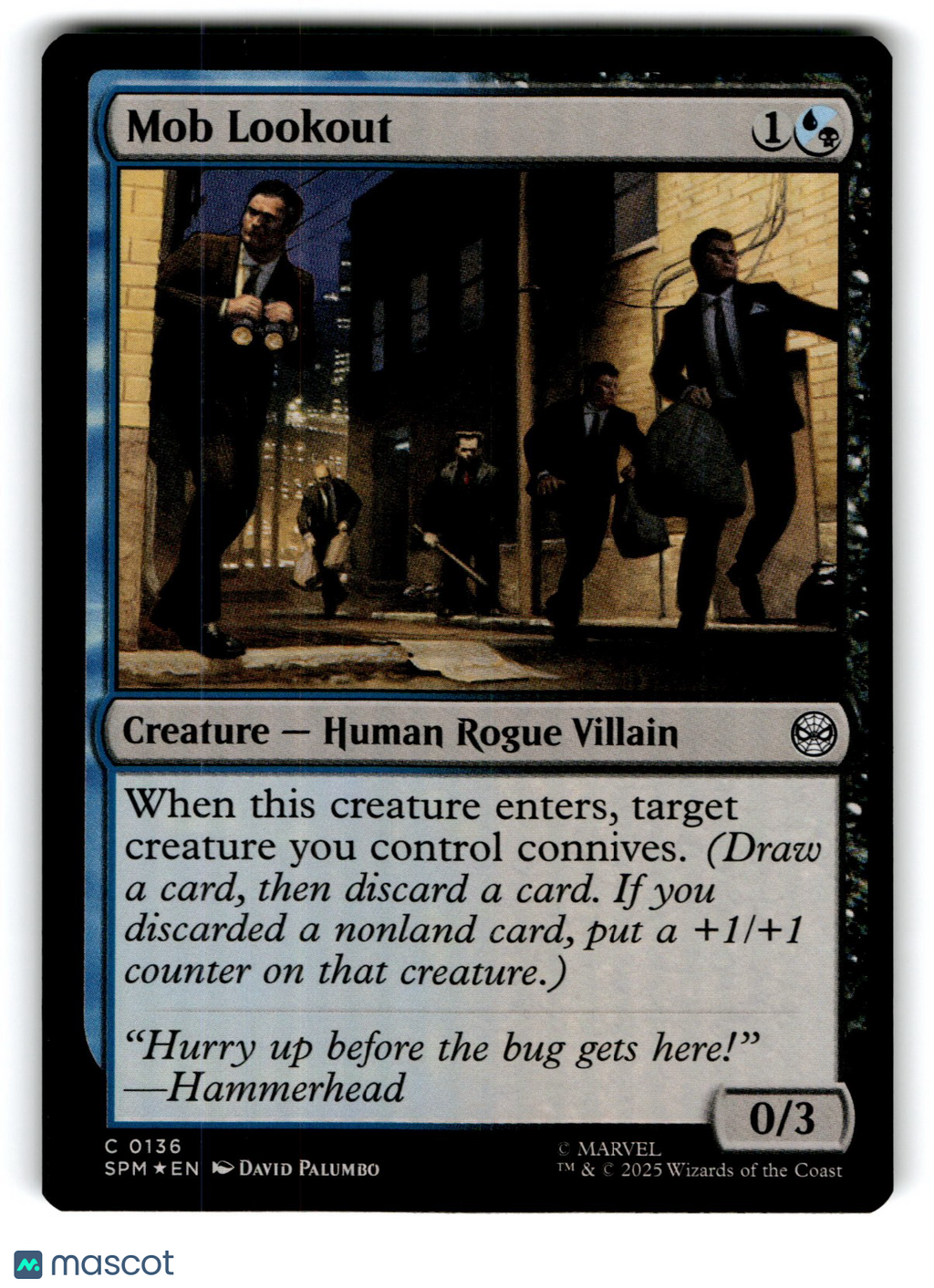 Mob Lookout Marvel's Spider-Man Regular