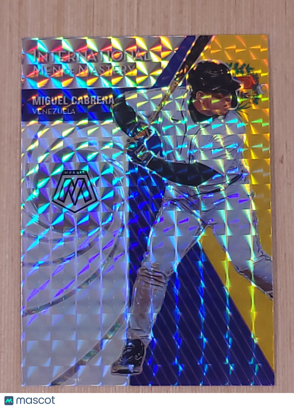 2021 Panini Mosaic - International Men of Mastery Miguel Cabrera #IM5 Mosaic
