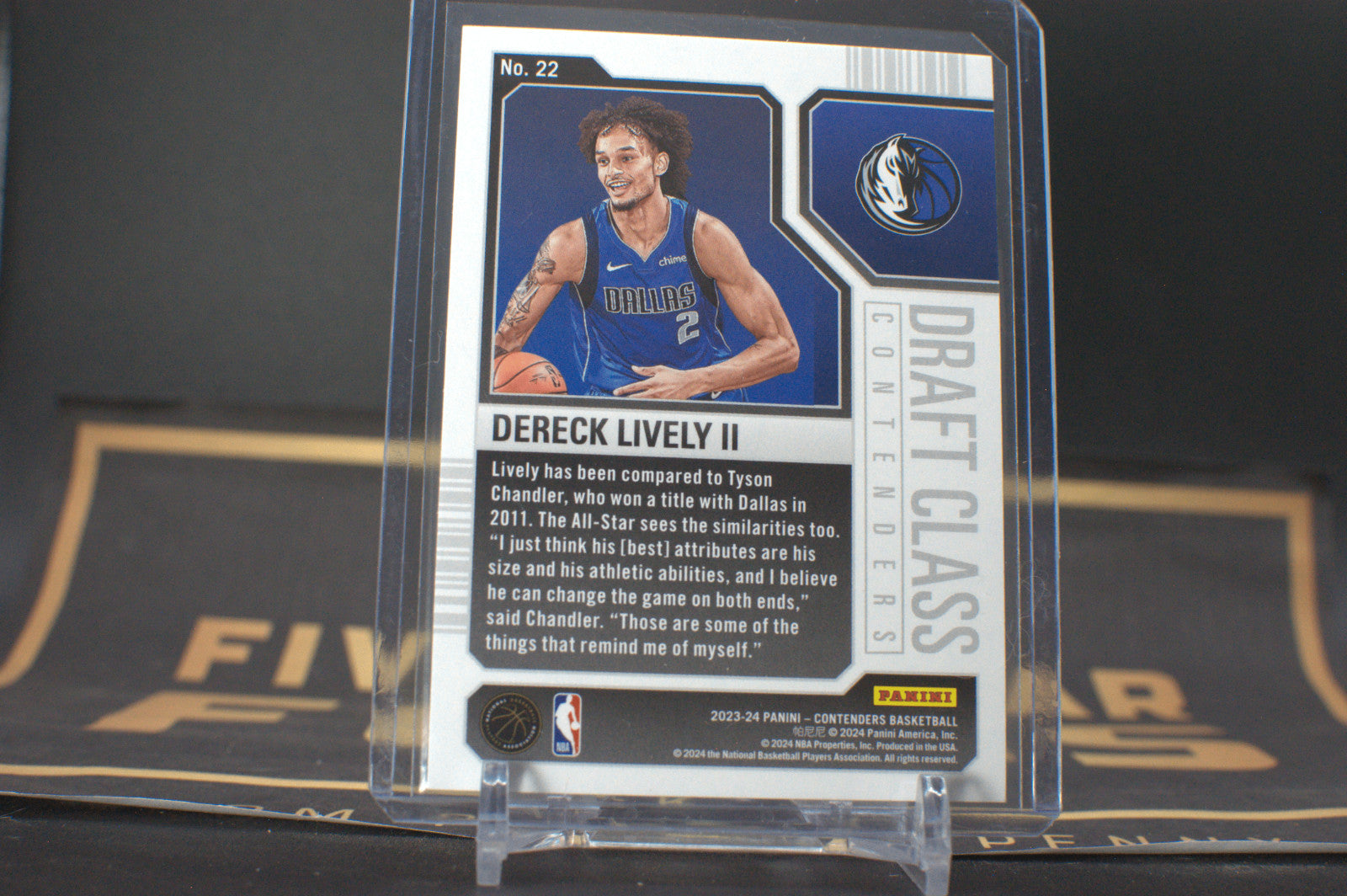 2023 Panini Contenders Draft Class: Dereck Lively II #22 **Free Shipping @ $10+*