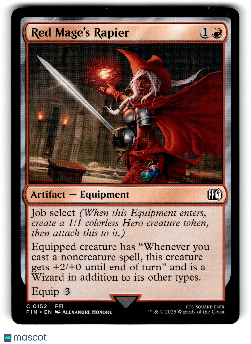 Final Fantasy Magic: The Gathering Red Mage's Rapier