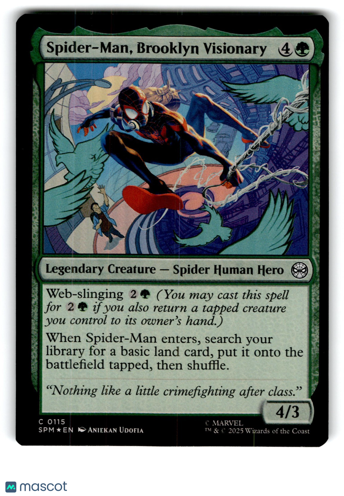 Spider-Man, Brooklyn Visionary Marvel's Spider-Man Regular Foil