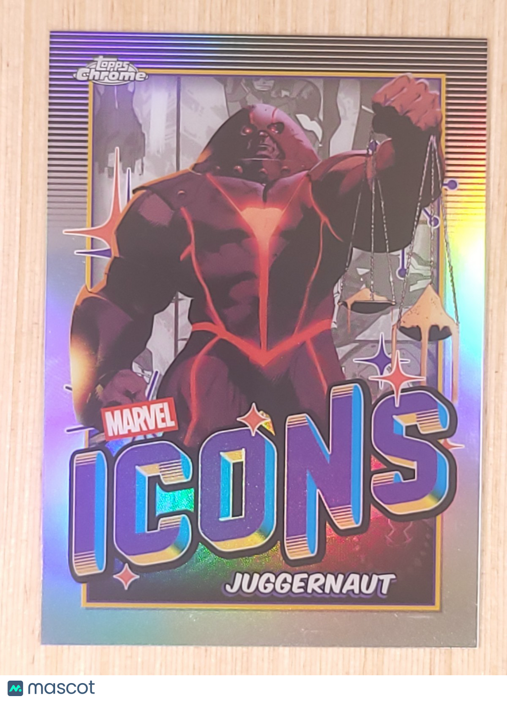 2024-25 Topps Chrome Marvel Icons #MI-10 Juggernaut