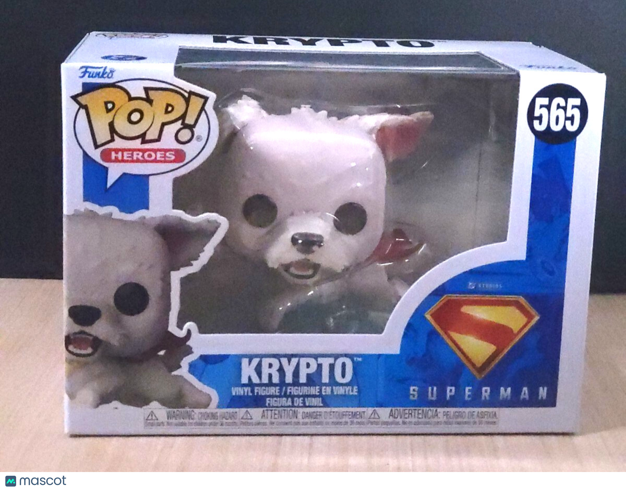 Funko Pop! Vinyl: Heroes Superman 565 Krypto