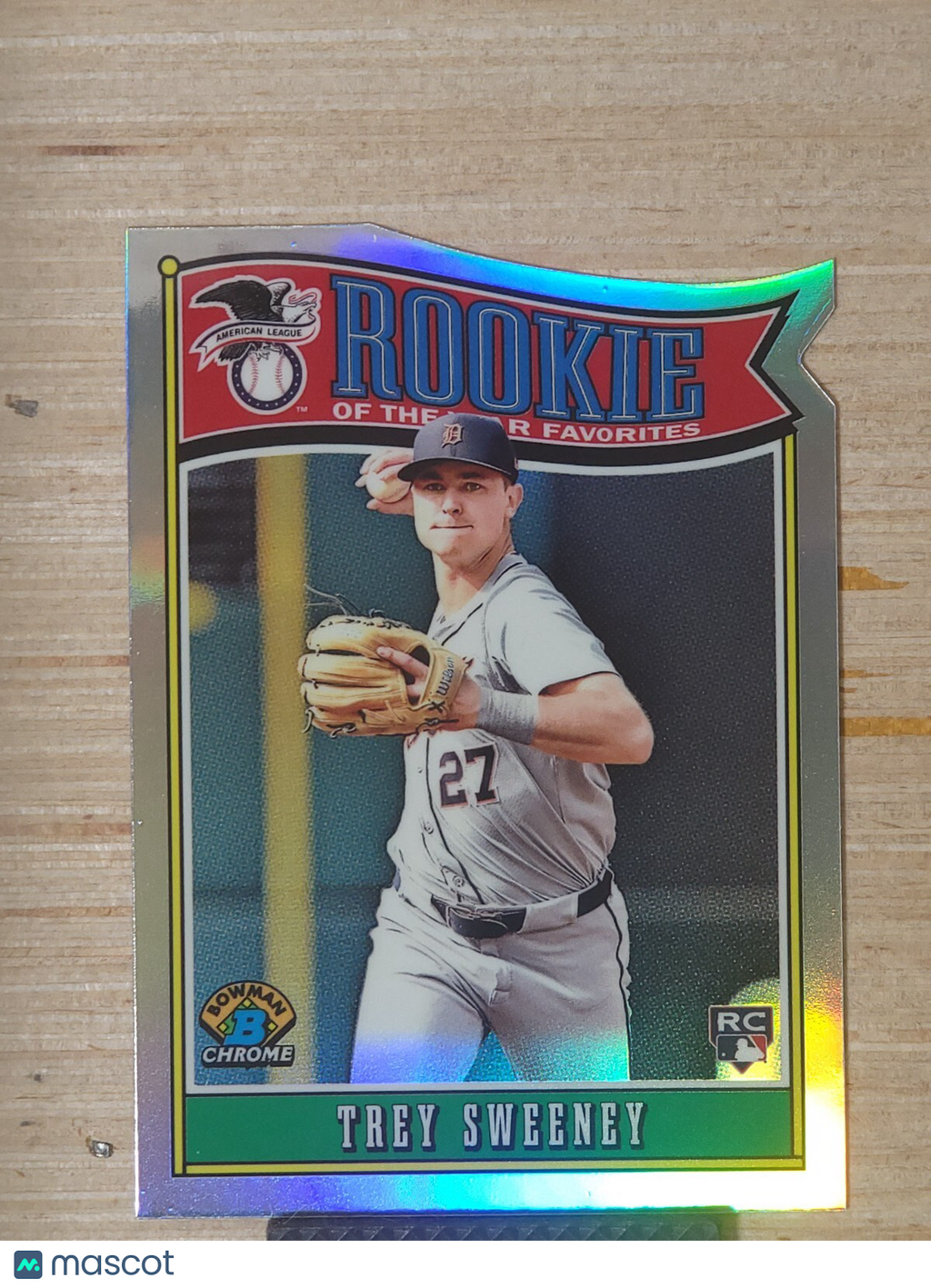 2025 Bowman Chrome #ROY-12 Rookie of the Year Favorites Trey Sweeney