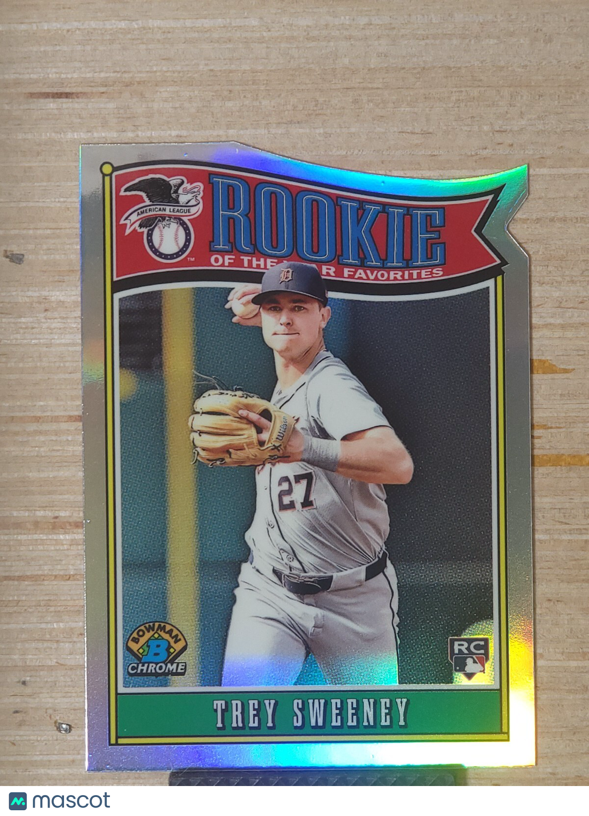 2025 Bowman Chrome #ROY-12 Rookie of the Year Favorites Trey Sweeney
